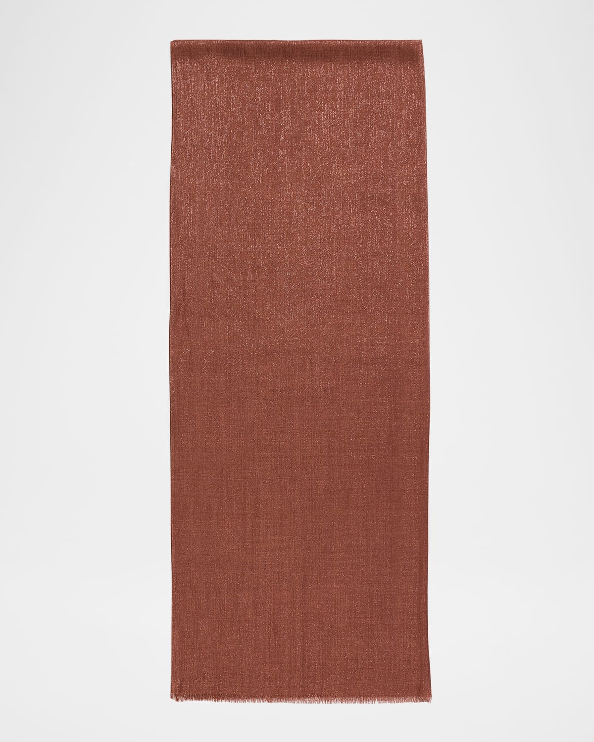 Brunello Cucinelli Cashmere & Silk Lurex Scarf In Red