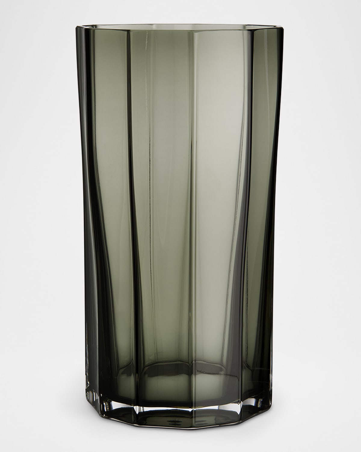 Orrefors Reed Hurricane Lamp Candle Holder In Green