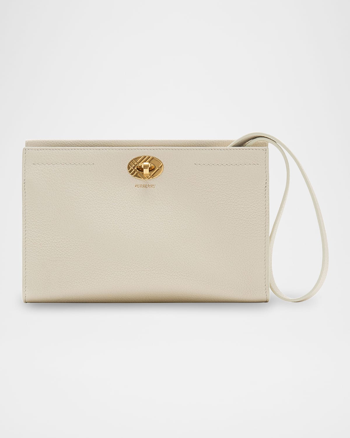 Burberry Cotswolds Grainy Leather Pouch Bag