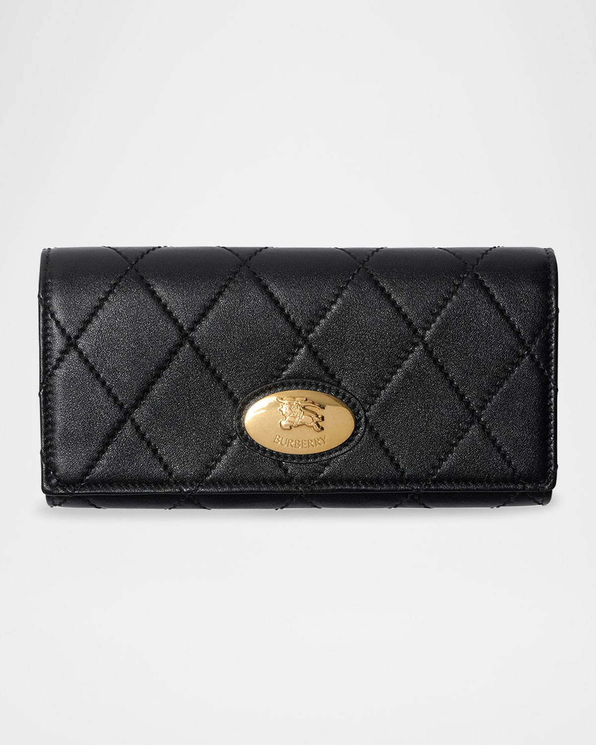 Burberry Strand Quilted Leather Wallet
