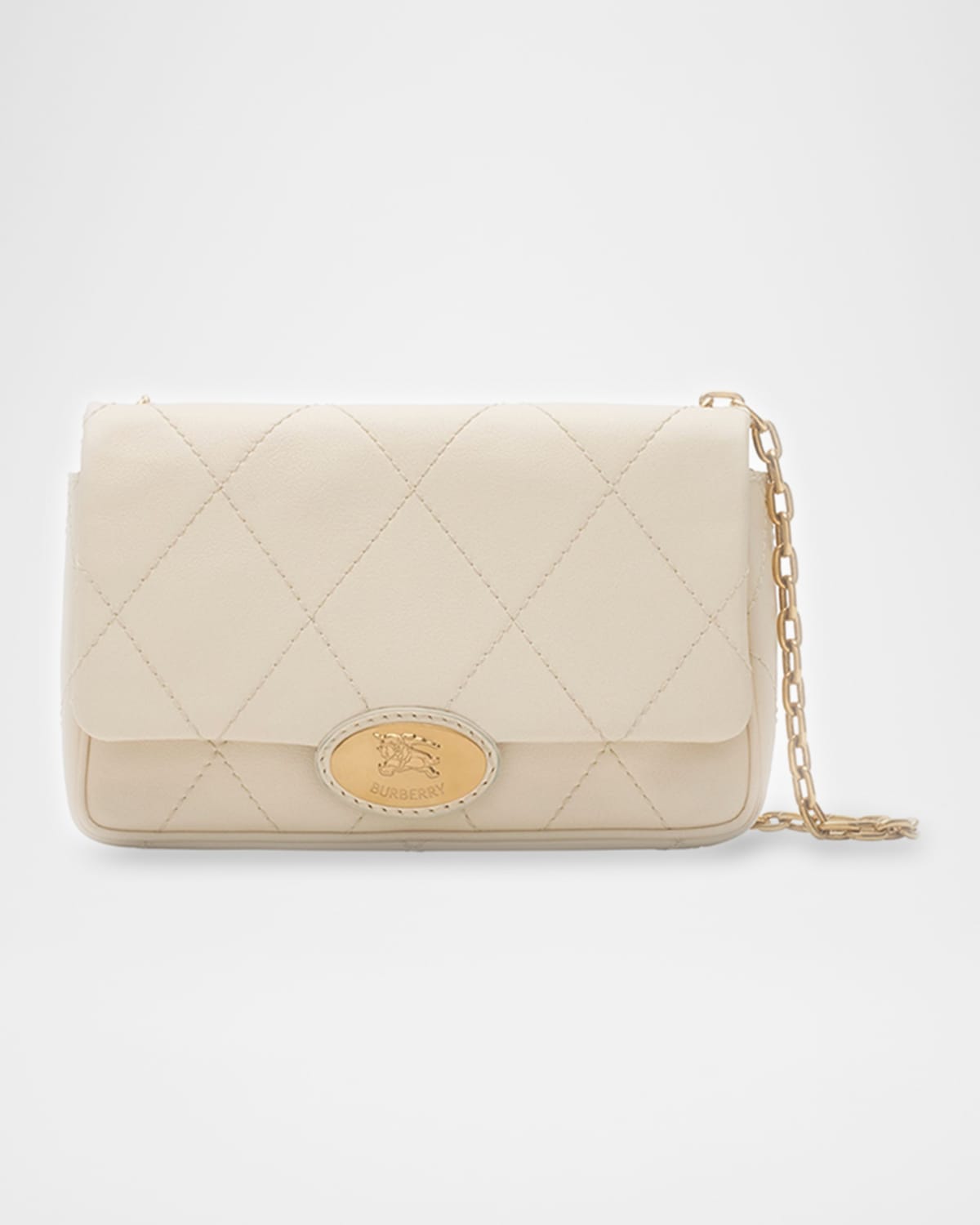 Strand Quilted Leather Clutch Bag