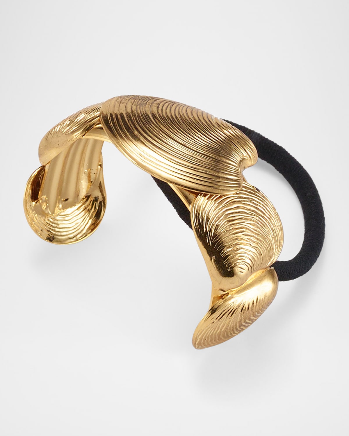 14K Gold Plated Kya Seashell Pony Cuff