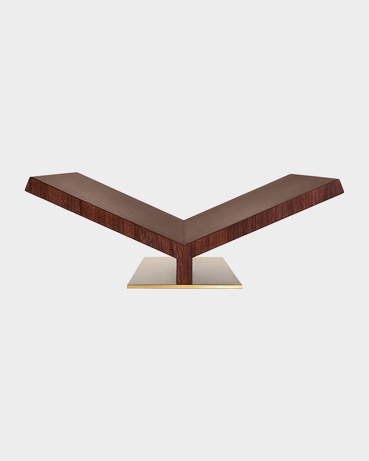 Assouline Walnut-leather Ultimate Collector Bookstand