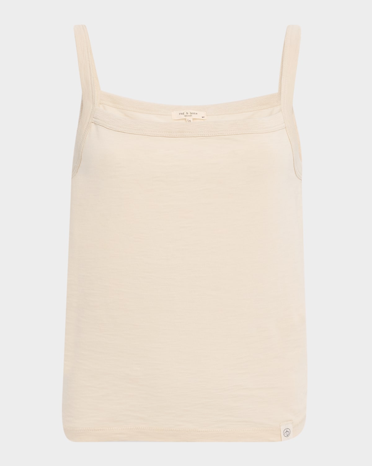 Rag & Bone The Slub Cotton Square Neck Tank
