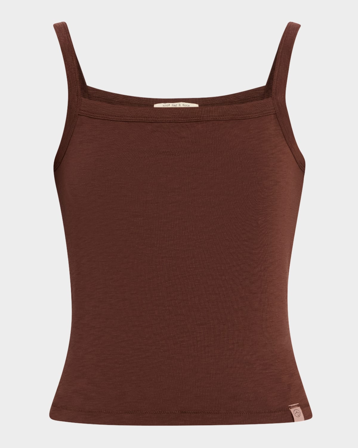 Rag & Bone The Slub Square-neck Tank Top
