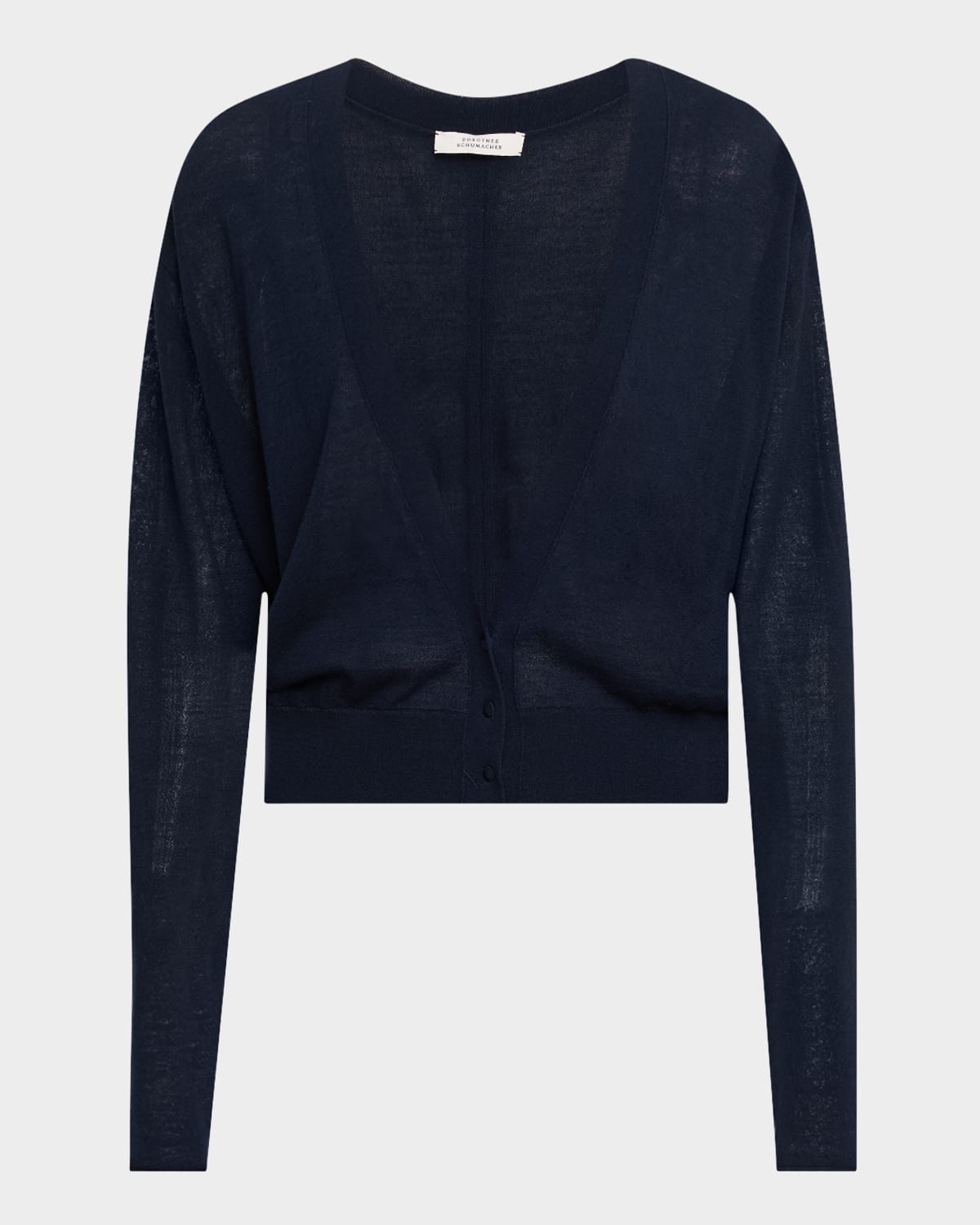 Dorothee Schumacher Refined Essentials I Wool-cotton Knit Cardigan