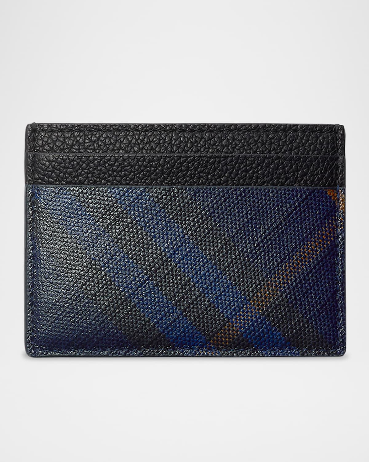 Burberry Checked Card Holder