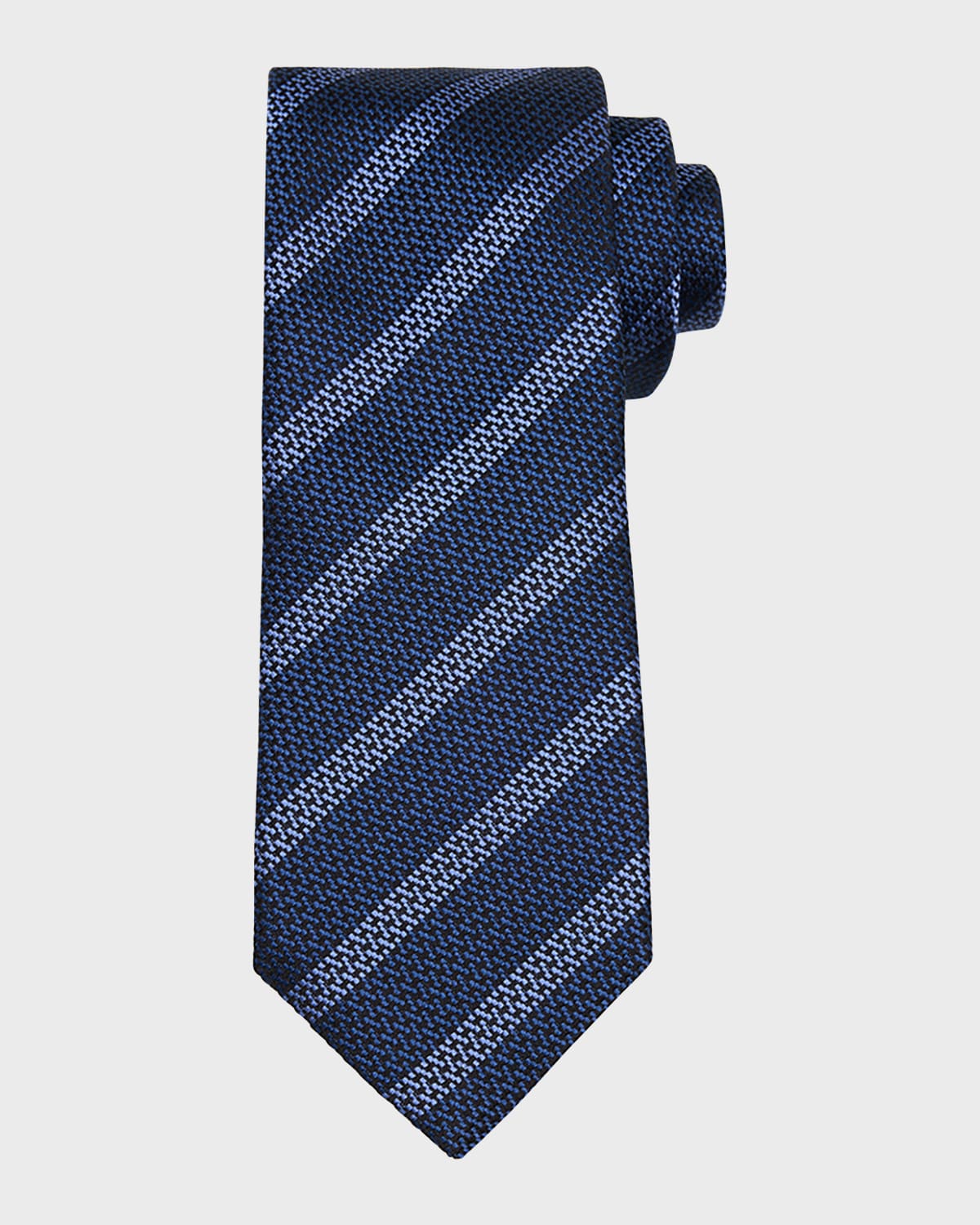 Men's Cross Stitch Stripe Tie