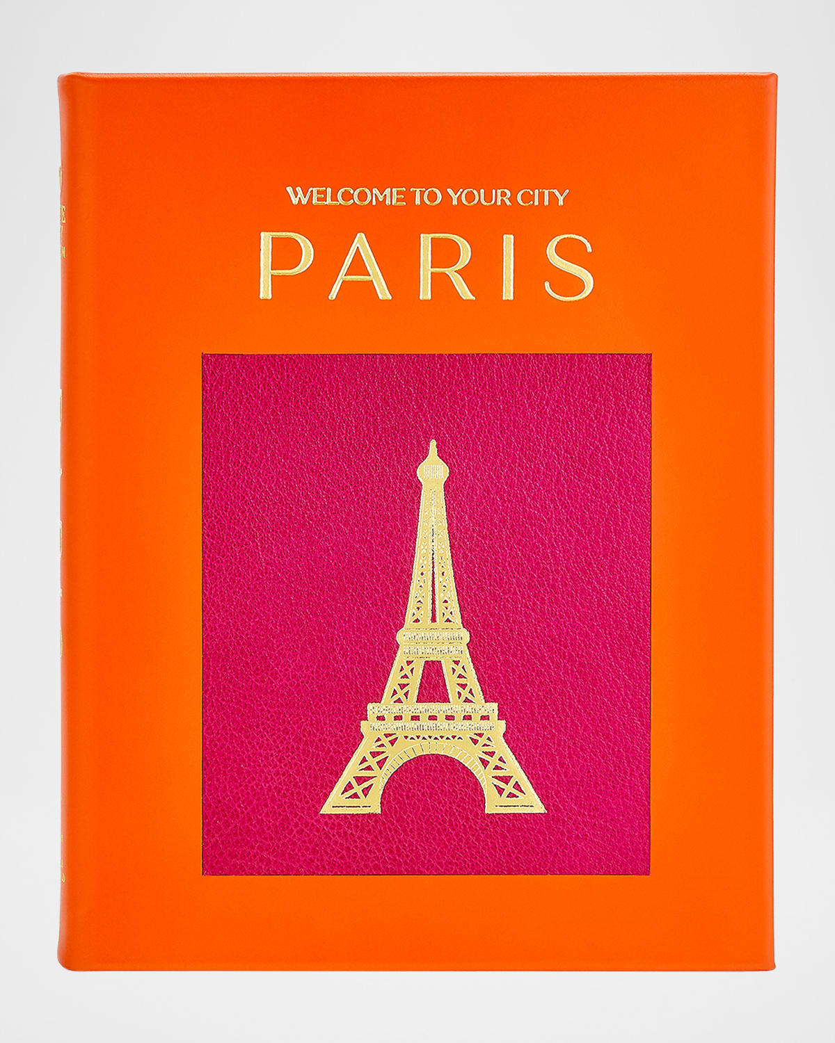 GRAPHIC IMAGE TROPE PARIS LEATHER-BOUND BOOK, EDITED BY SAM LANDERS & MICHELLE FITZGERALD 
