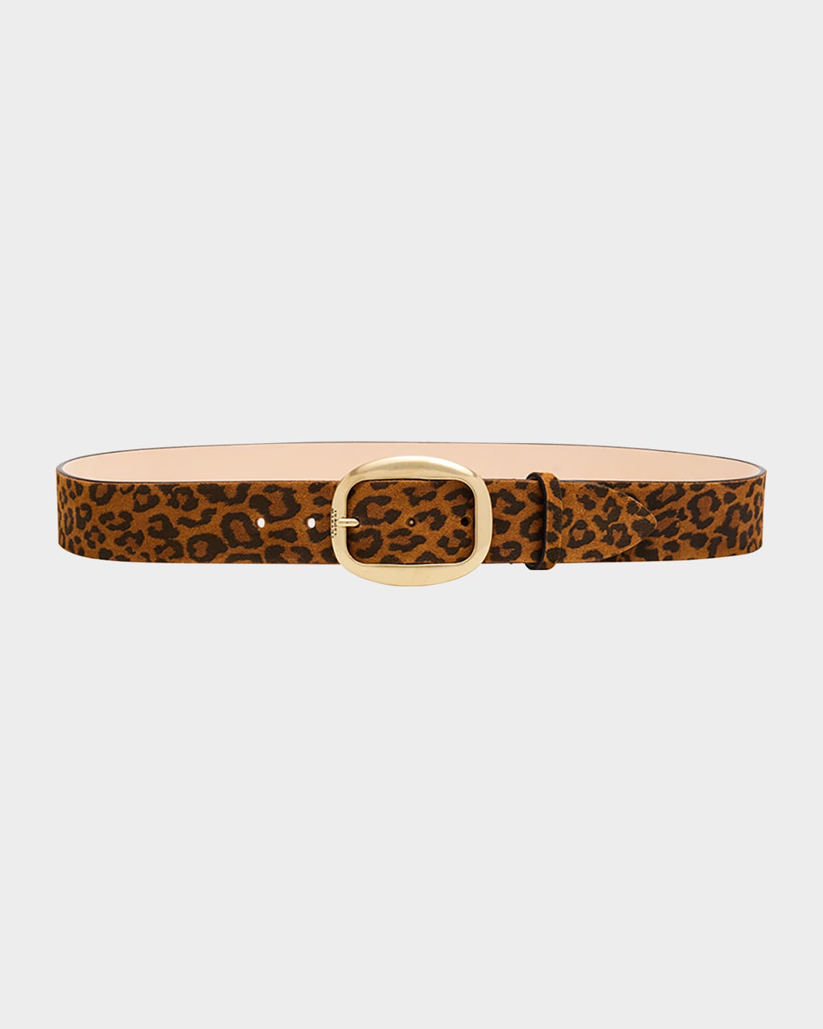 Isabel Marant Dara Leopard-print Suede Belt