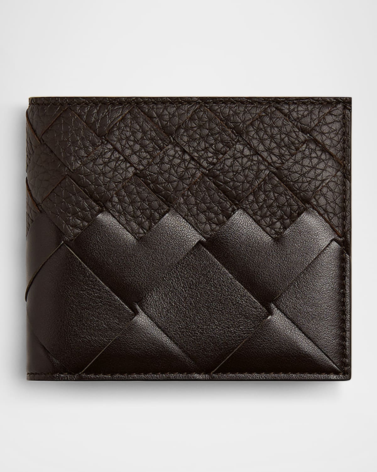 Men's Intrecciato 15 Degrade Leather Bifold Wallet