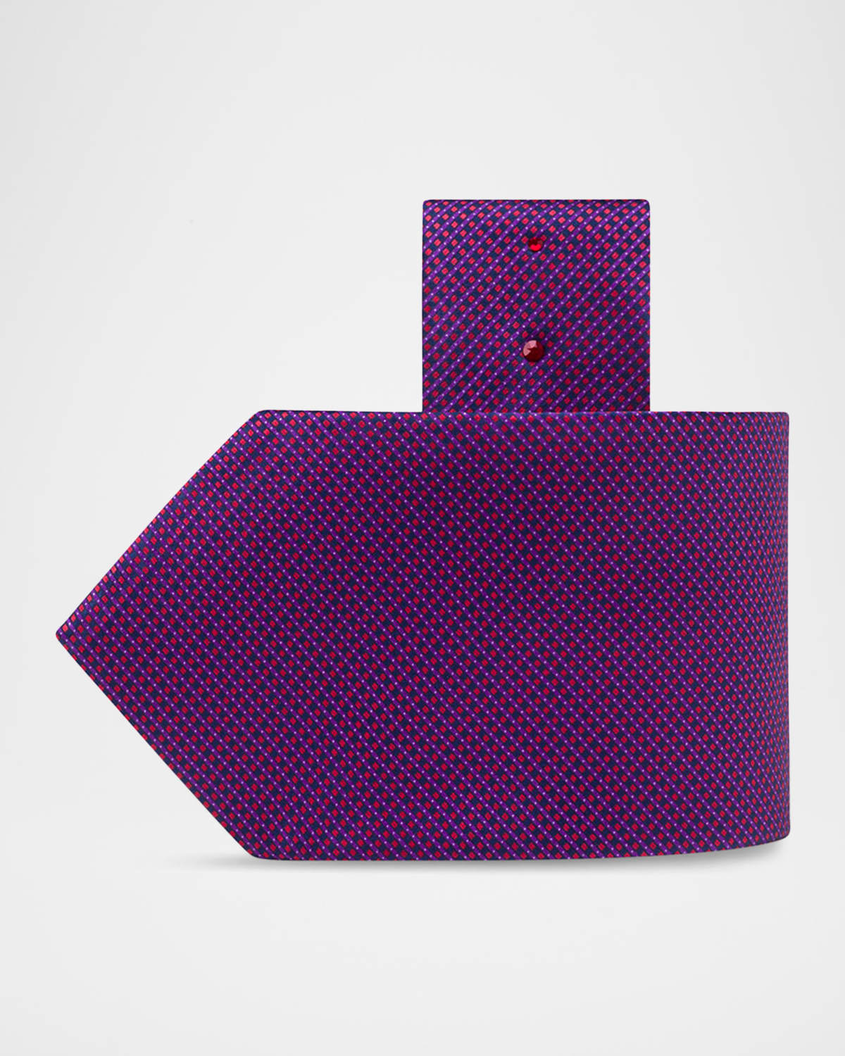 Stefano Ricci Men's Micro-stripe Silk-blend Tie In Blue