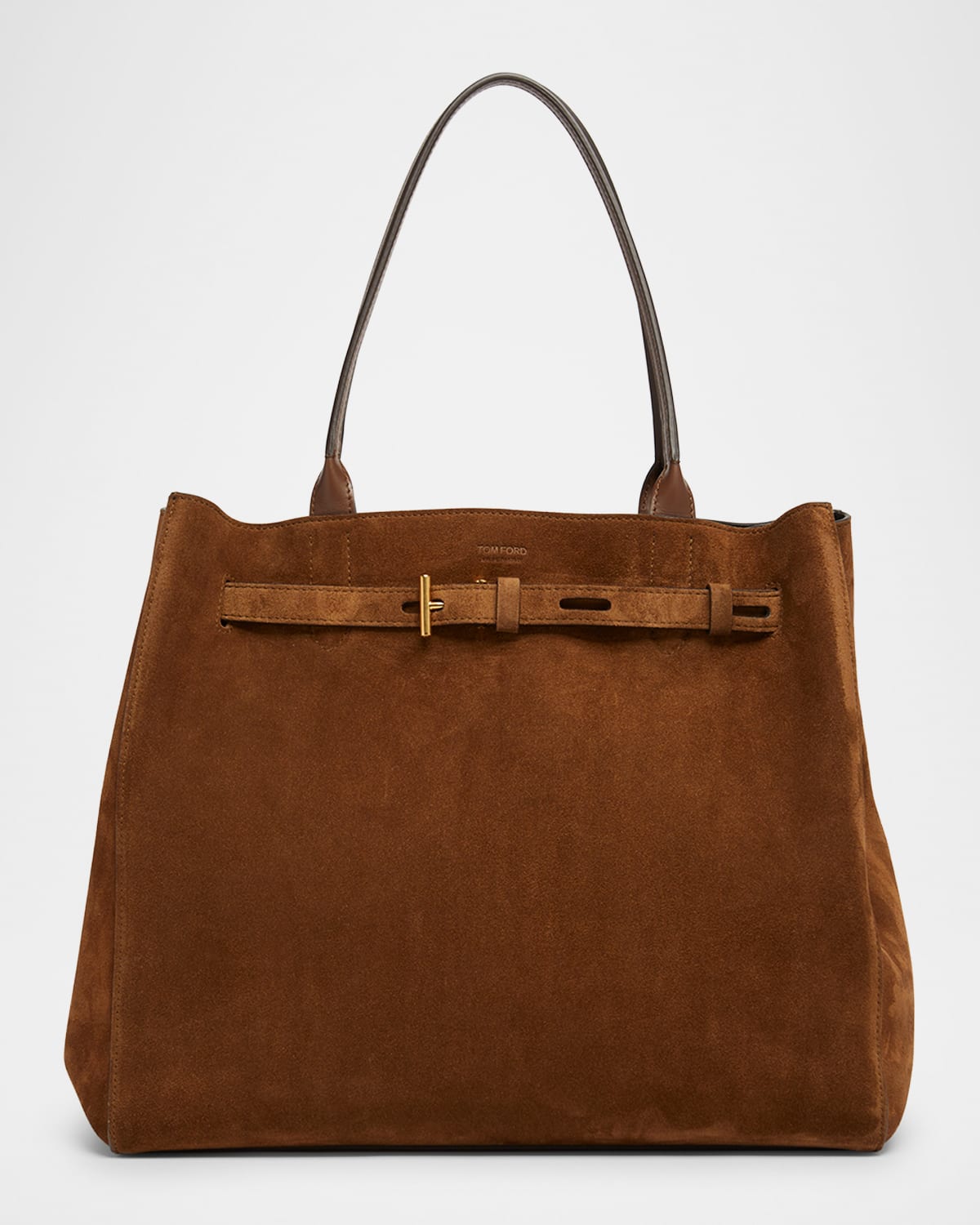 Tom Ford Audrey Large Tote Bag In Calfskin Suede