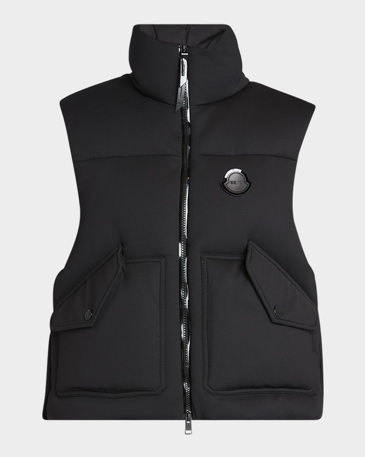 Moncler Genius X Ee72 By Edward Enninful Otis Down Vest In Black