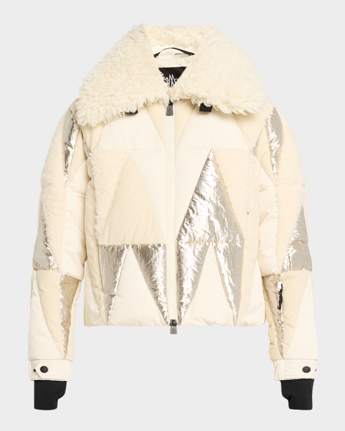 Moncler Pamiers Patchwork Down Ski Jacket