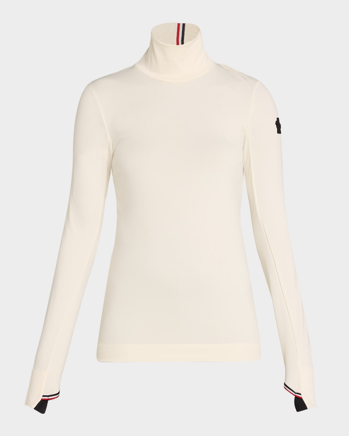 Moncler Polartec Base Layer Turtleneck In White
