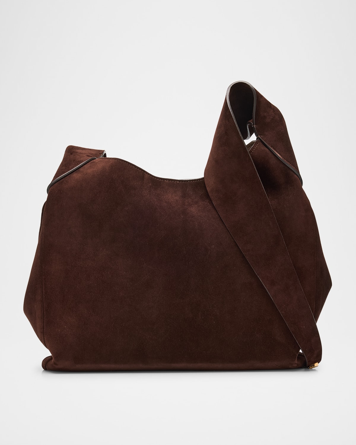 Gabriela Hearst Suede Hobo Bag In Sand