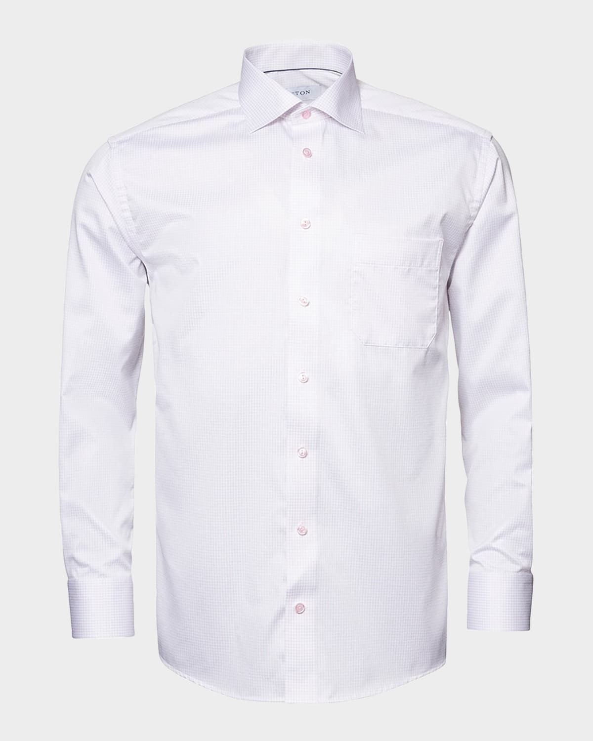 Men's Classic-Fit Grid Check Dress Shirt