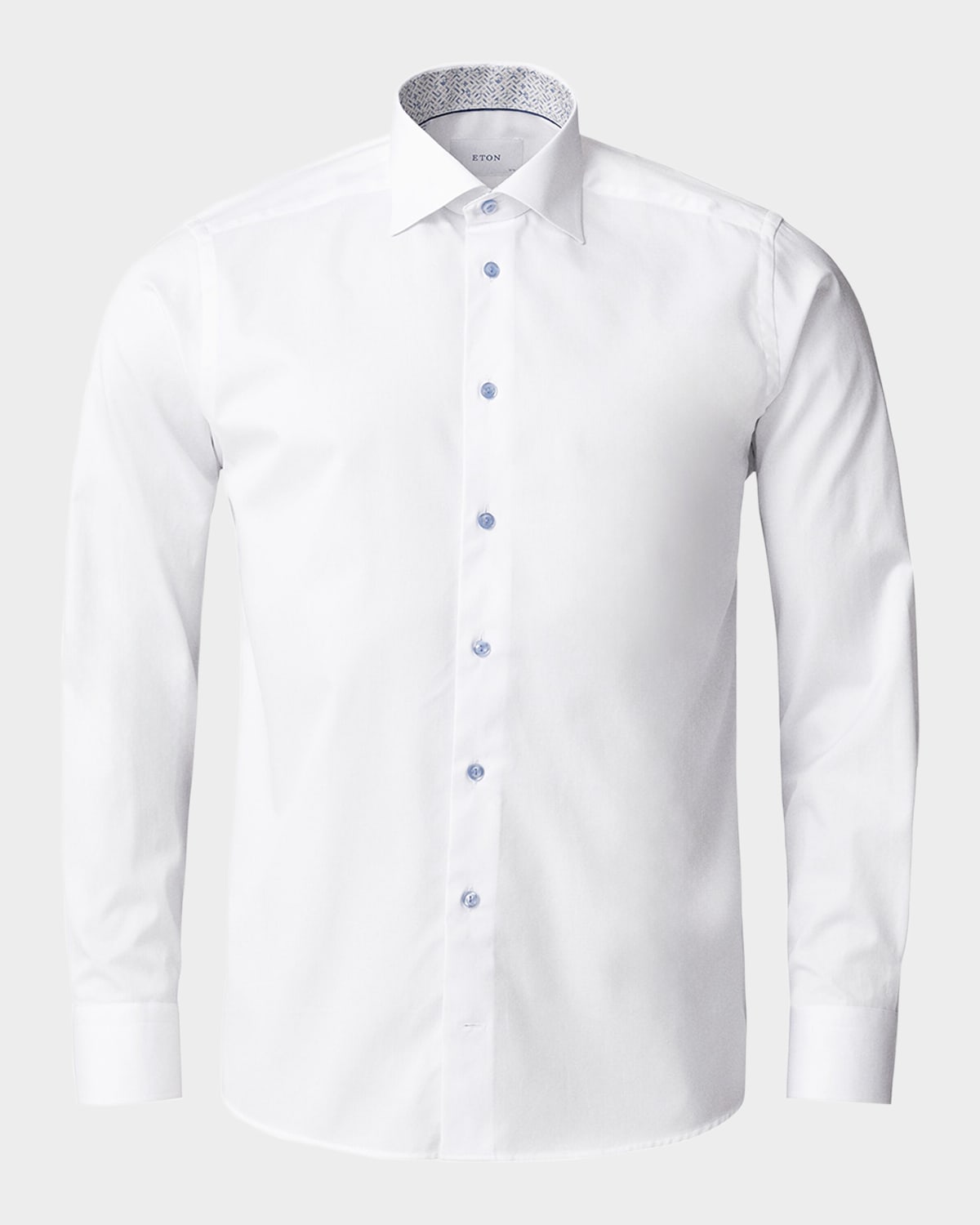 Men's Signature Twill Slim-Fit Dress Shirt