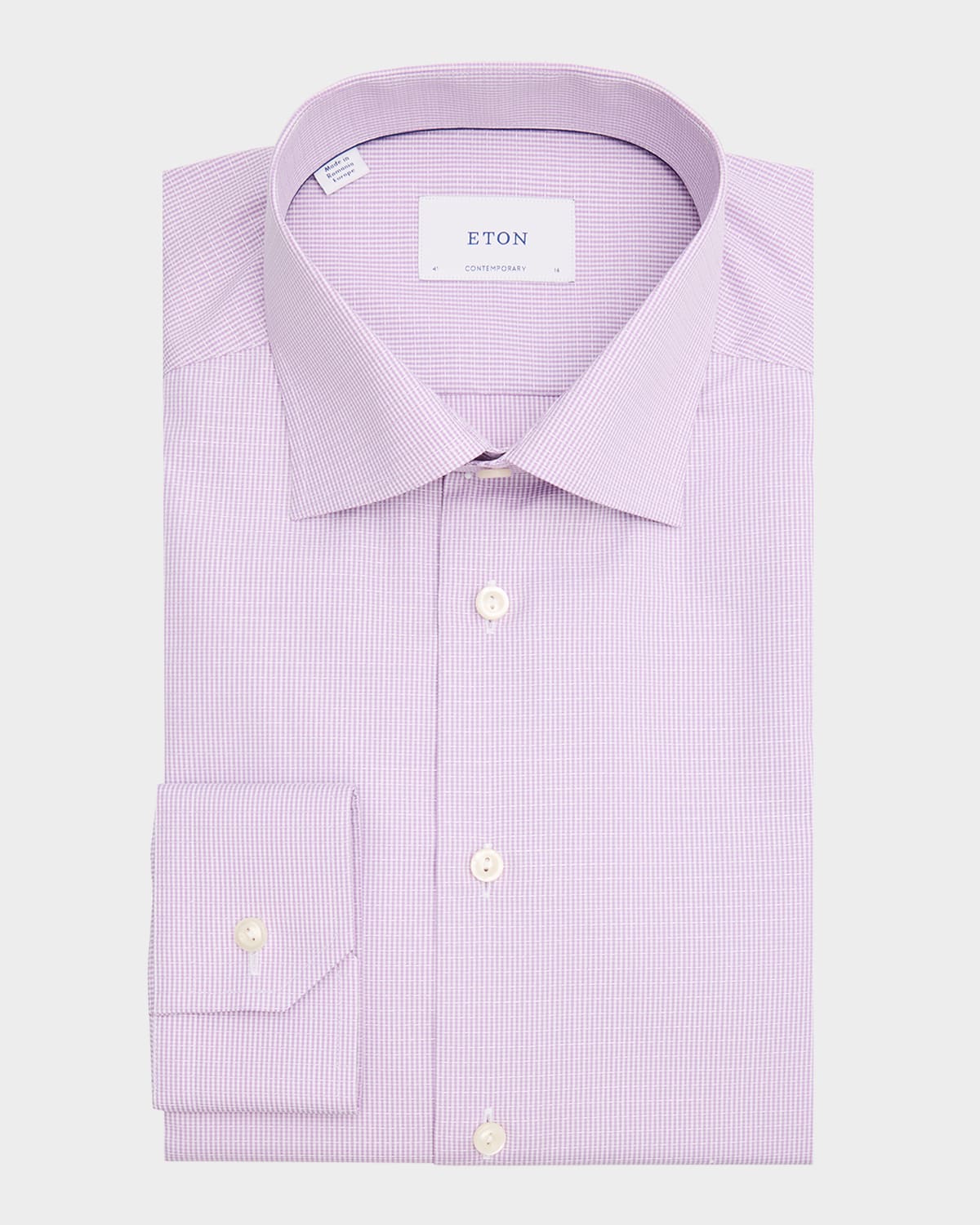 Eton Men's Signature Dobby Contemporary-Fit Dress Shirt