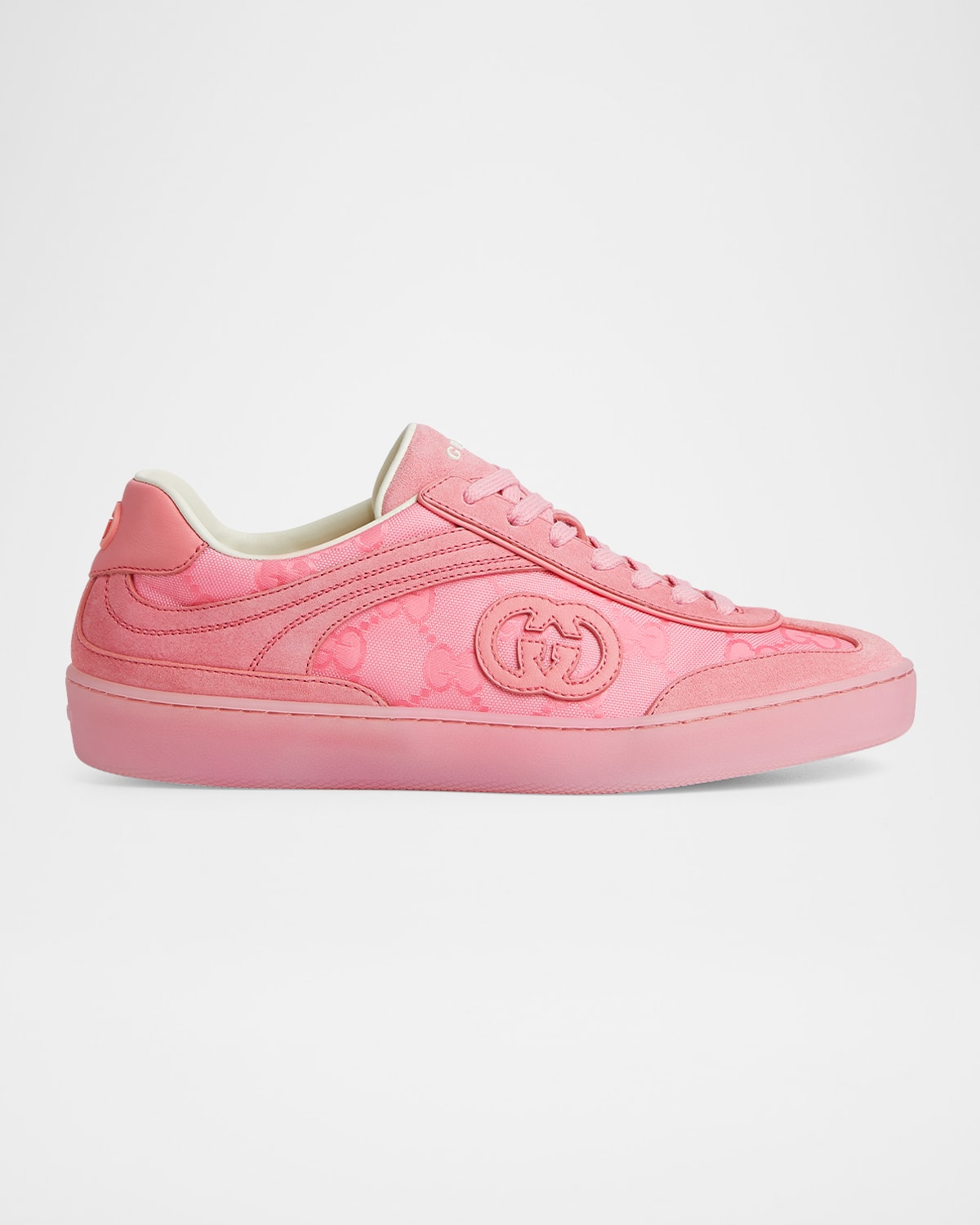 Gucci Sweet Suede G74 Sneakers In Pink