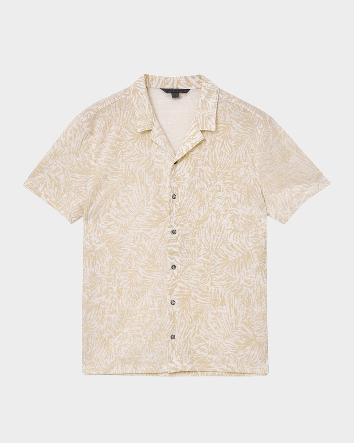 Men's Matera Tonal Jacquard Camp Shirt