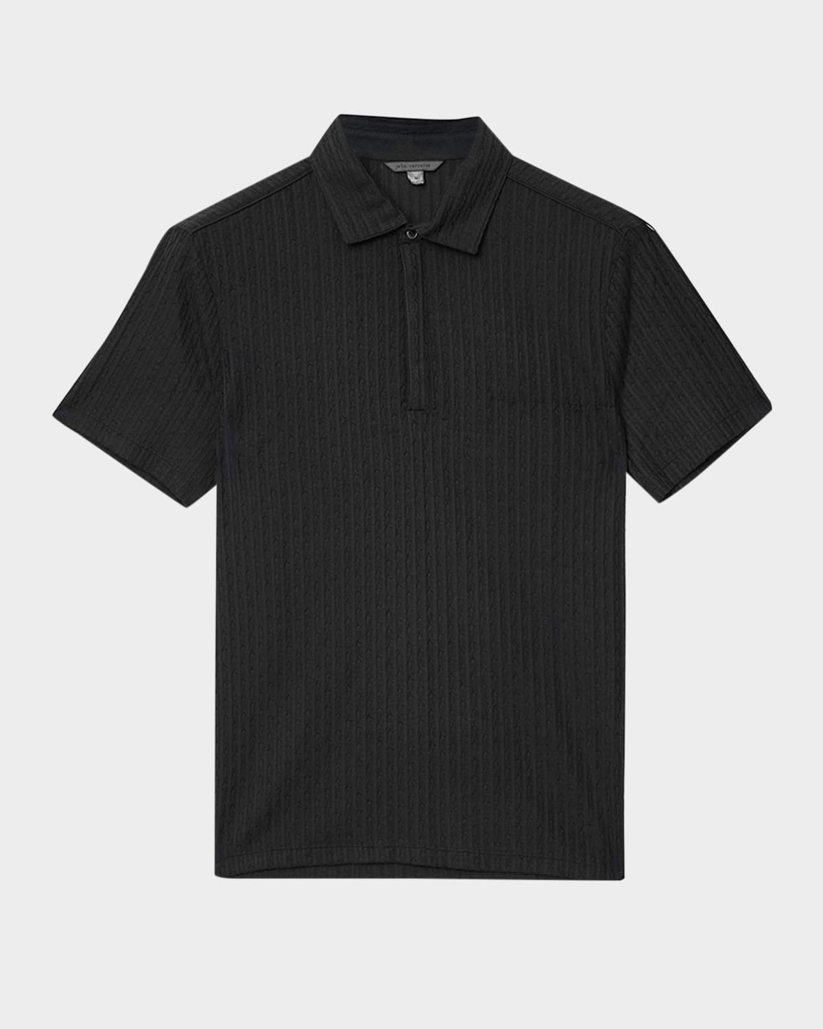 Men's Grana Cotton and Silk Polo Shirt