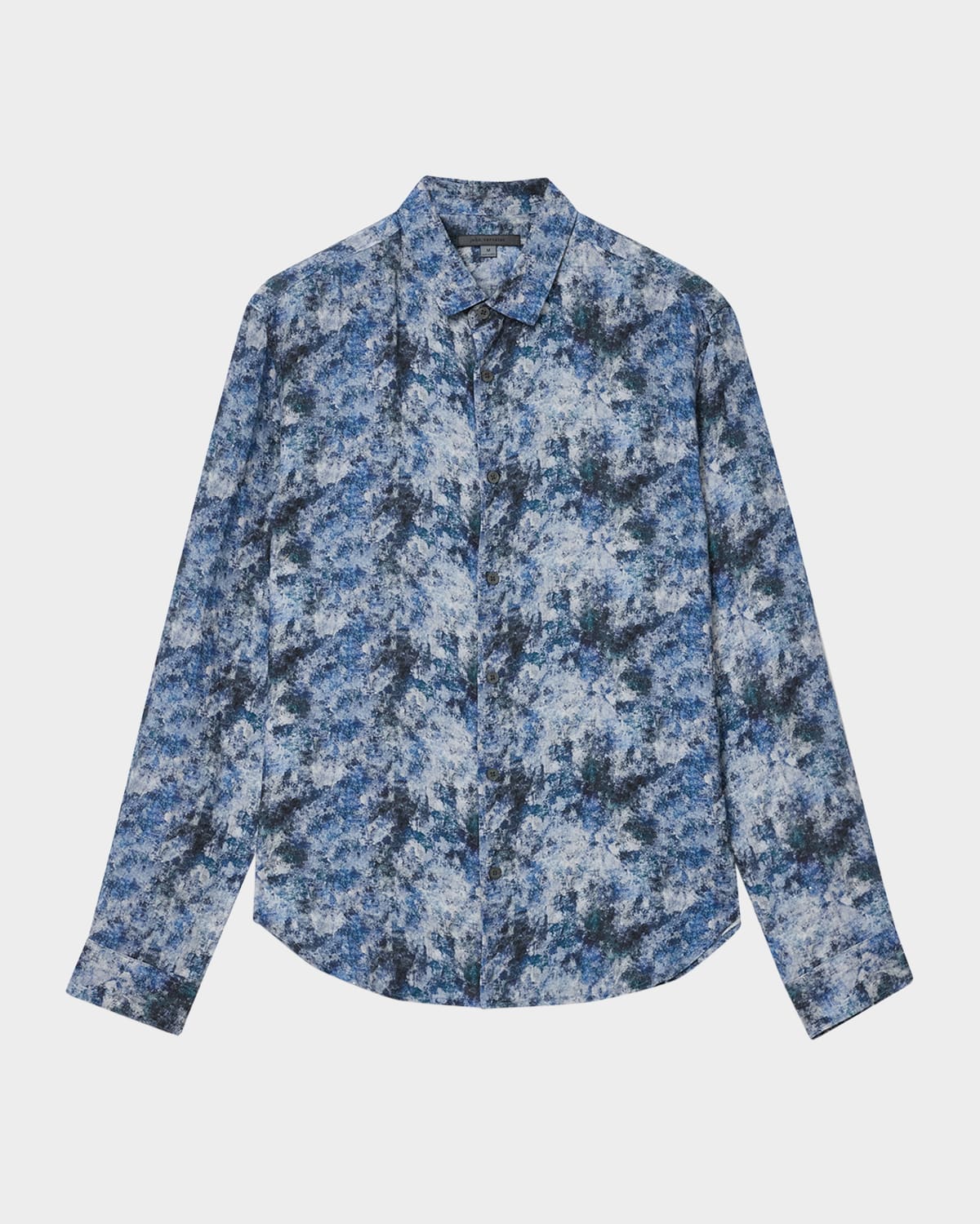Men's Luca Linen Abstract Sport Shirt