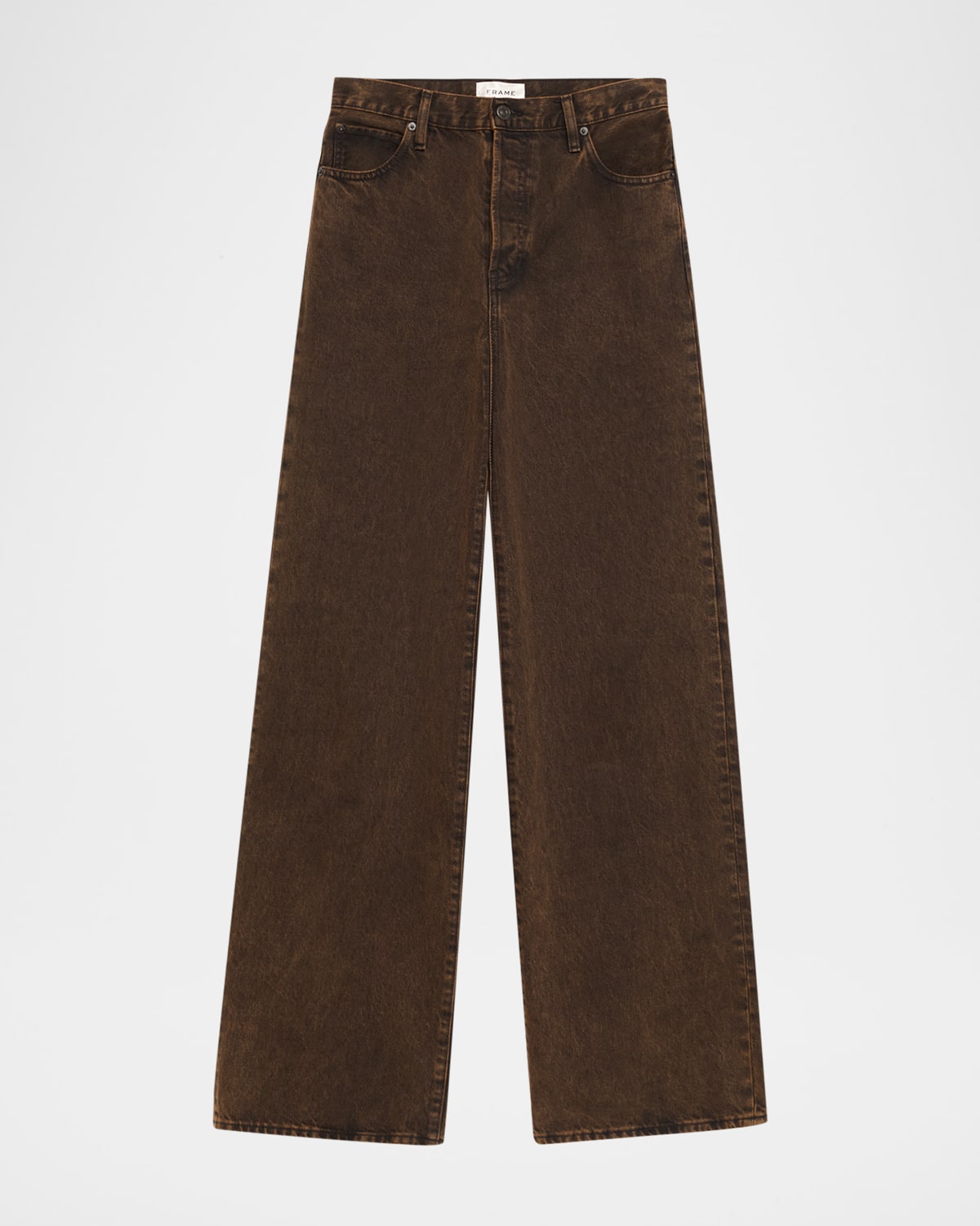 Frame The Collegiate Wide-leg Jeans In Black