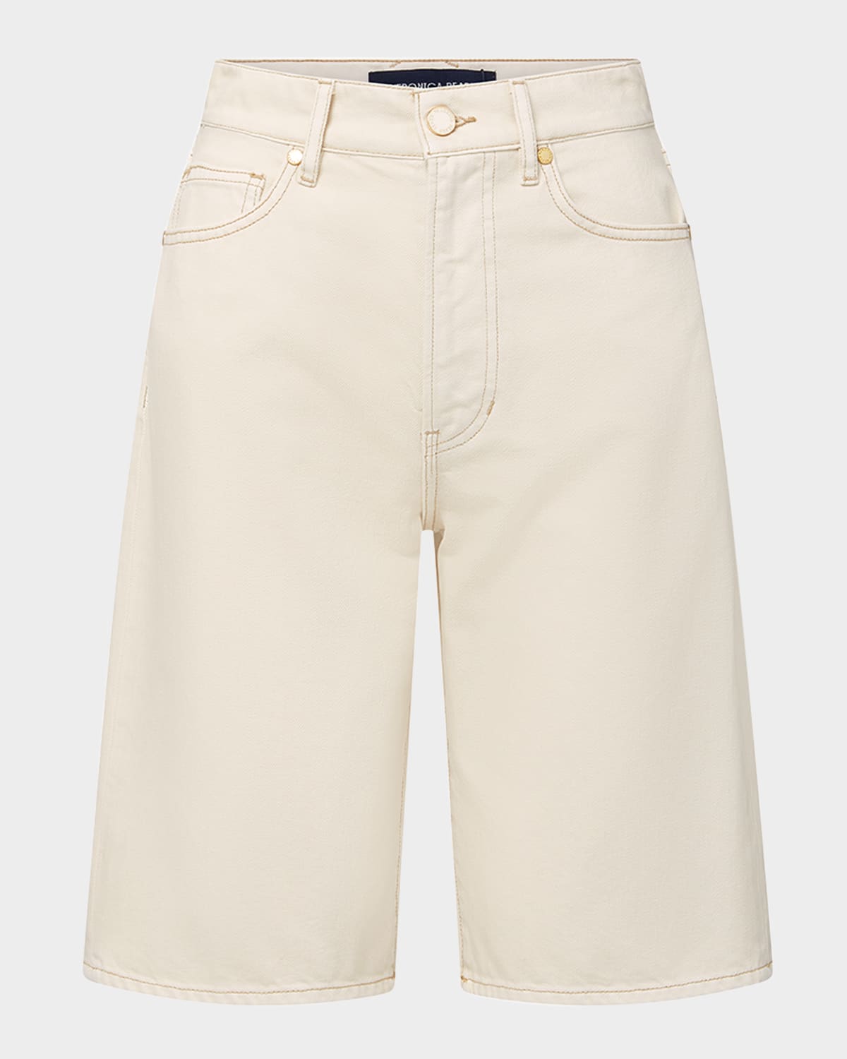 Veronica Beard Charlotte Longline Denim Shorts
