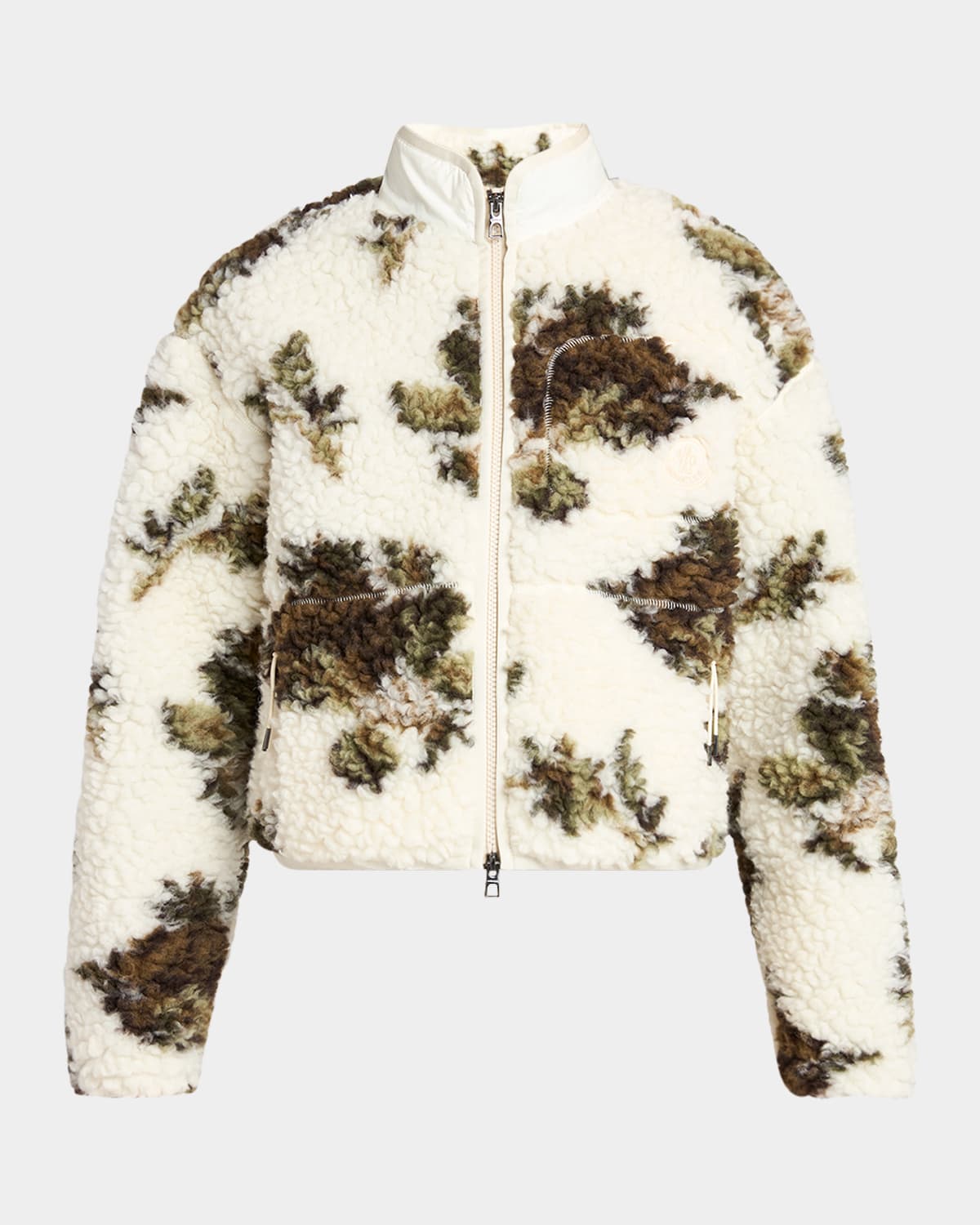 Moncler Zip-up Fleece Cardigan