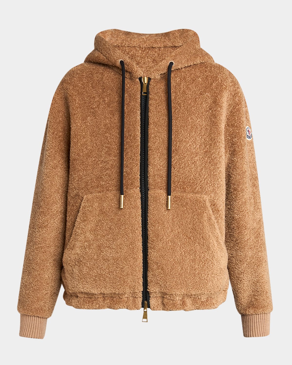 Moncler Reversible Zip-up Cardigan In Brown