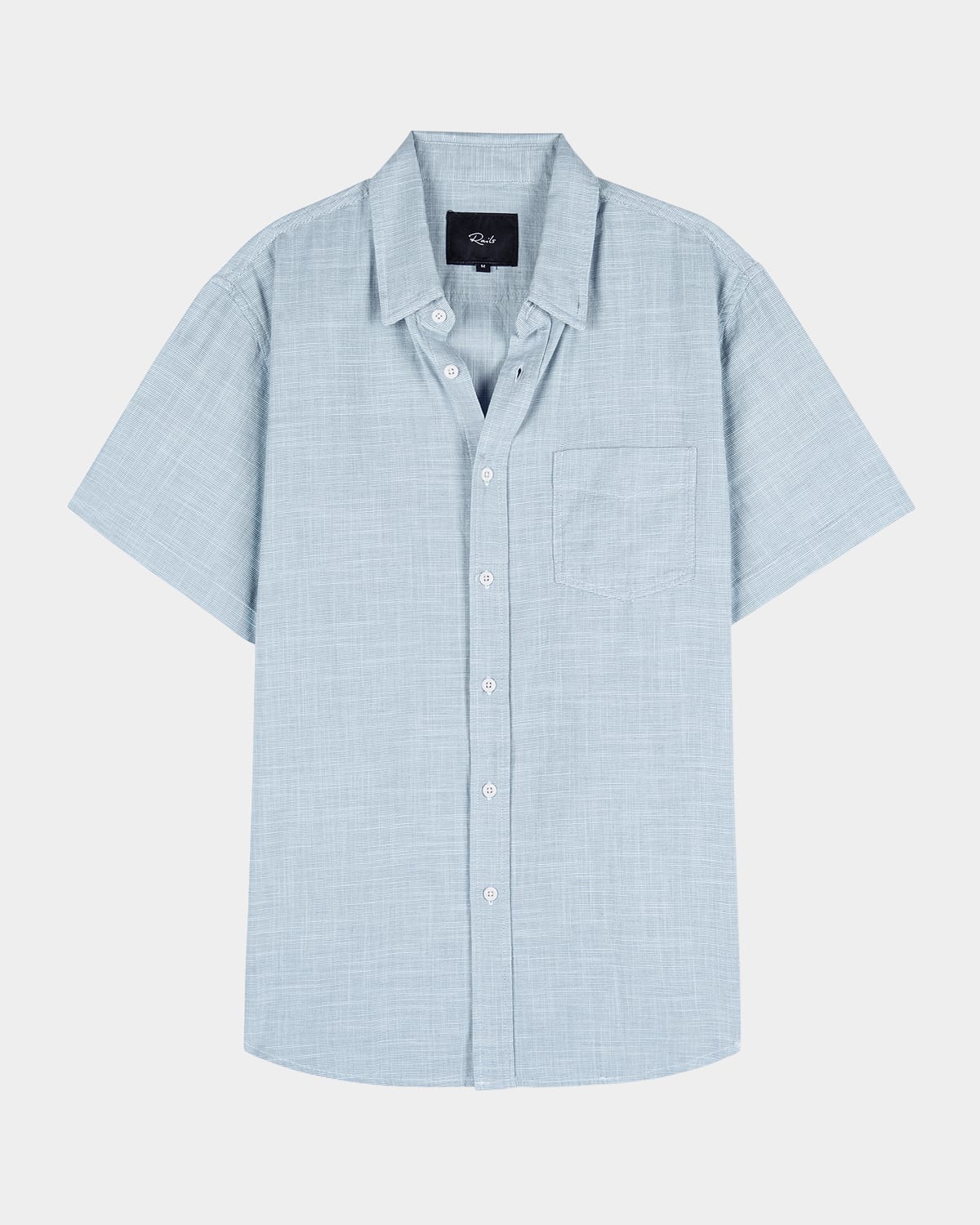 Rails Men's Fairfax Cotton Pocket Short-sleeve Shirt In Blue