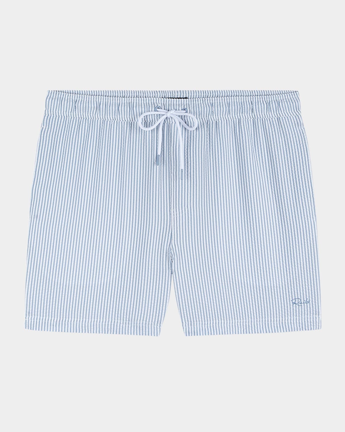 Men's La Brea Stripe Seersucker Swim Trunks