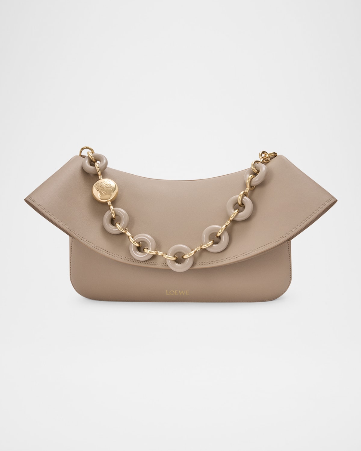 Loewe Ola Medium Shoulder Bag In Calfskin Leather