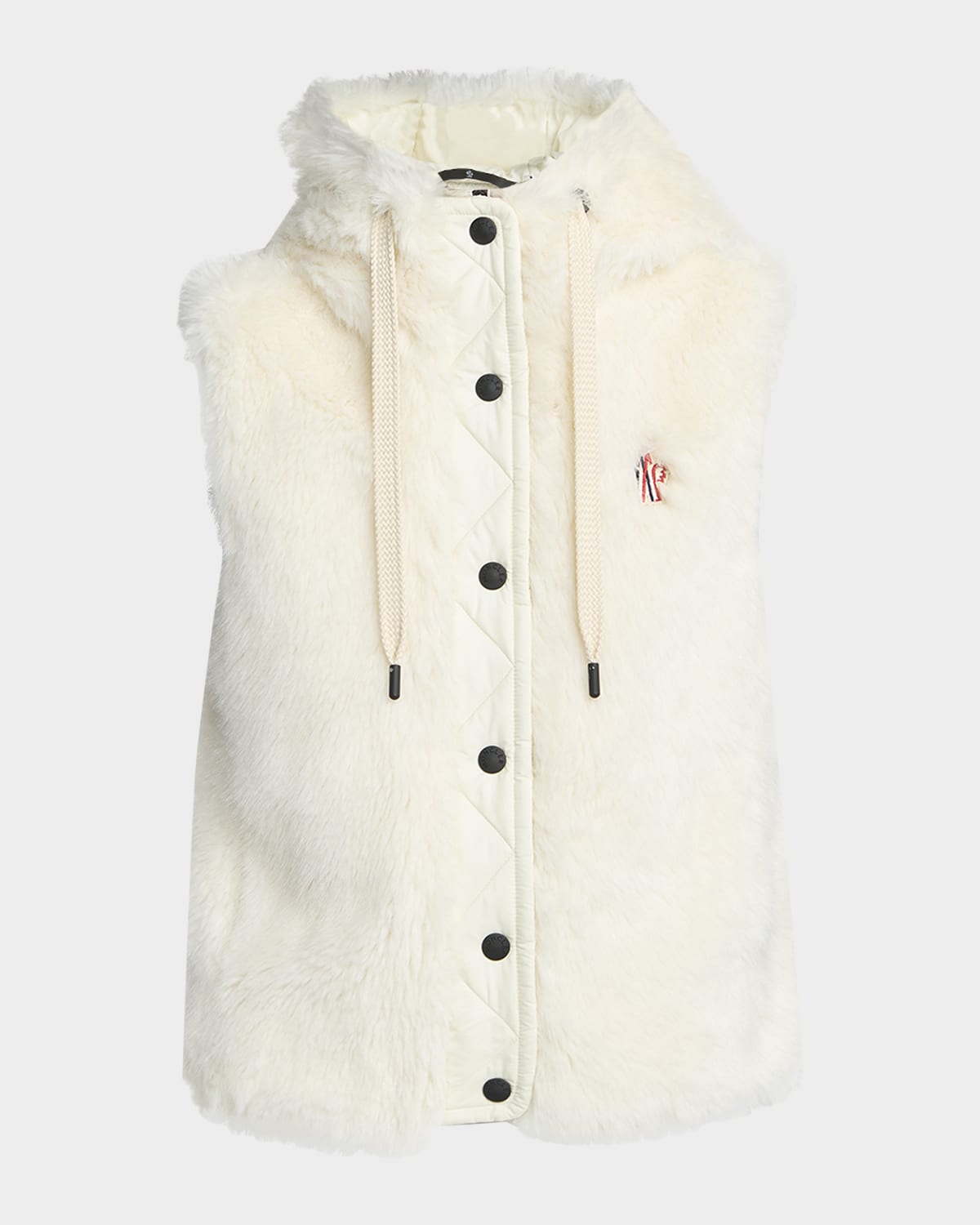 Moncler Grenoble Arve Hooded Teddy Down Vest