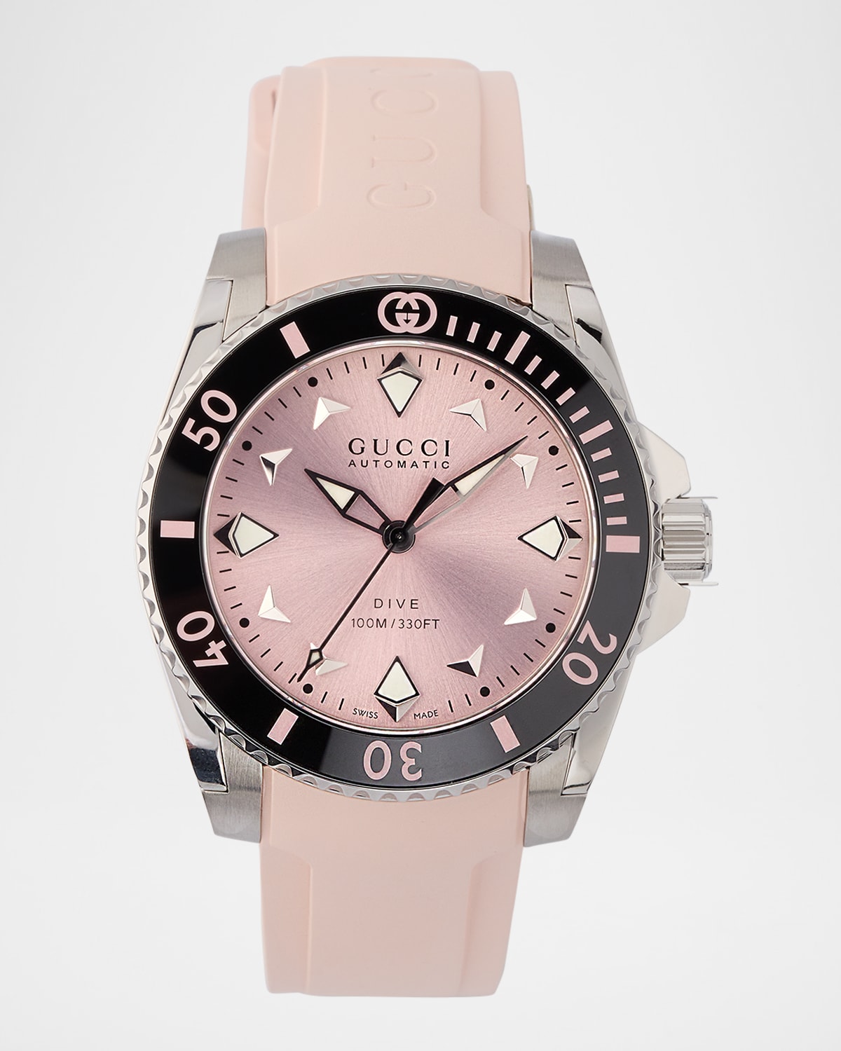 36mm Gucci Dive Pink Automatic Watch