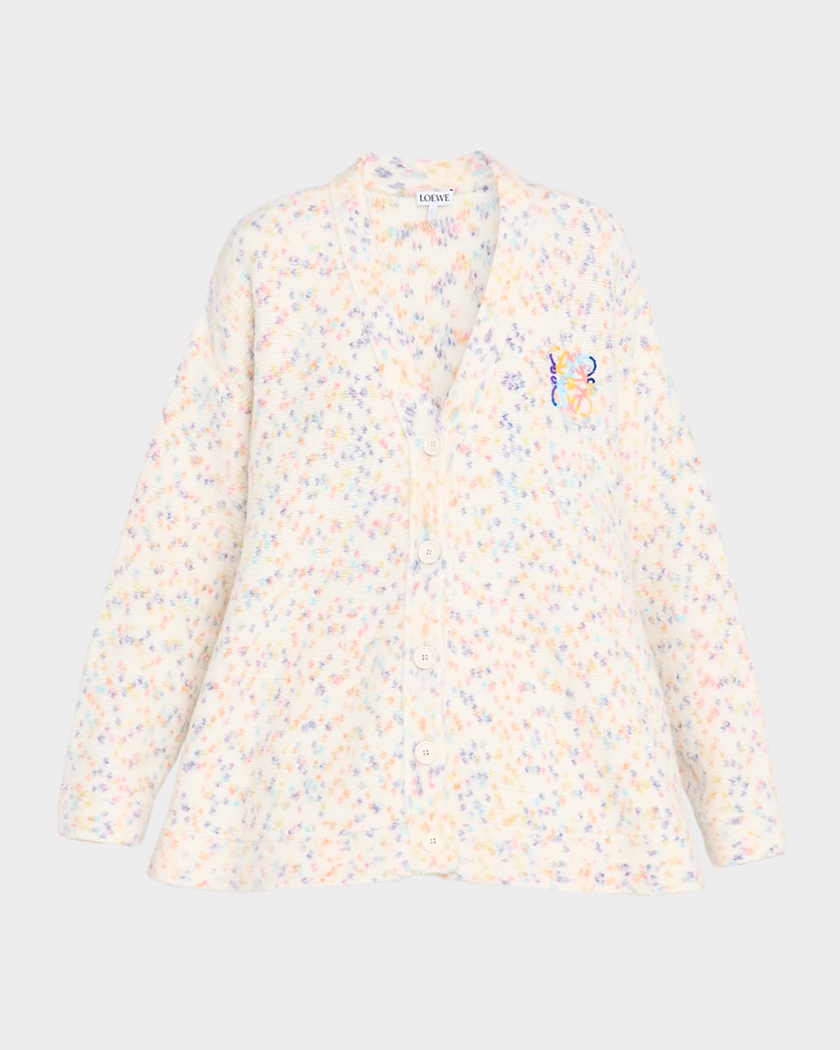 Loewe Anagram V-neck Trapeze Cardigan