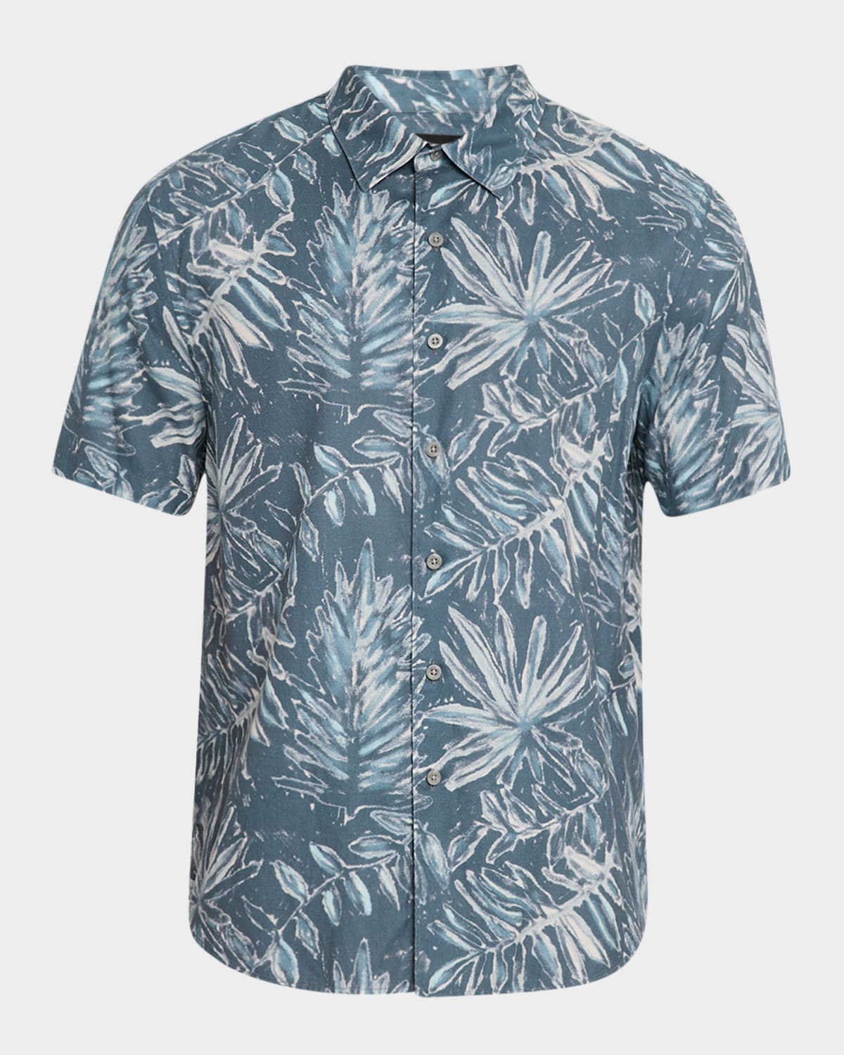 Men's Palm Print Short-Sleeve Shirt