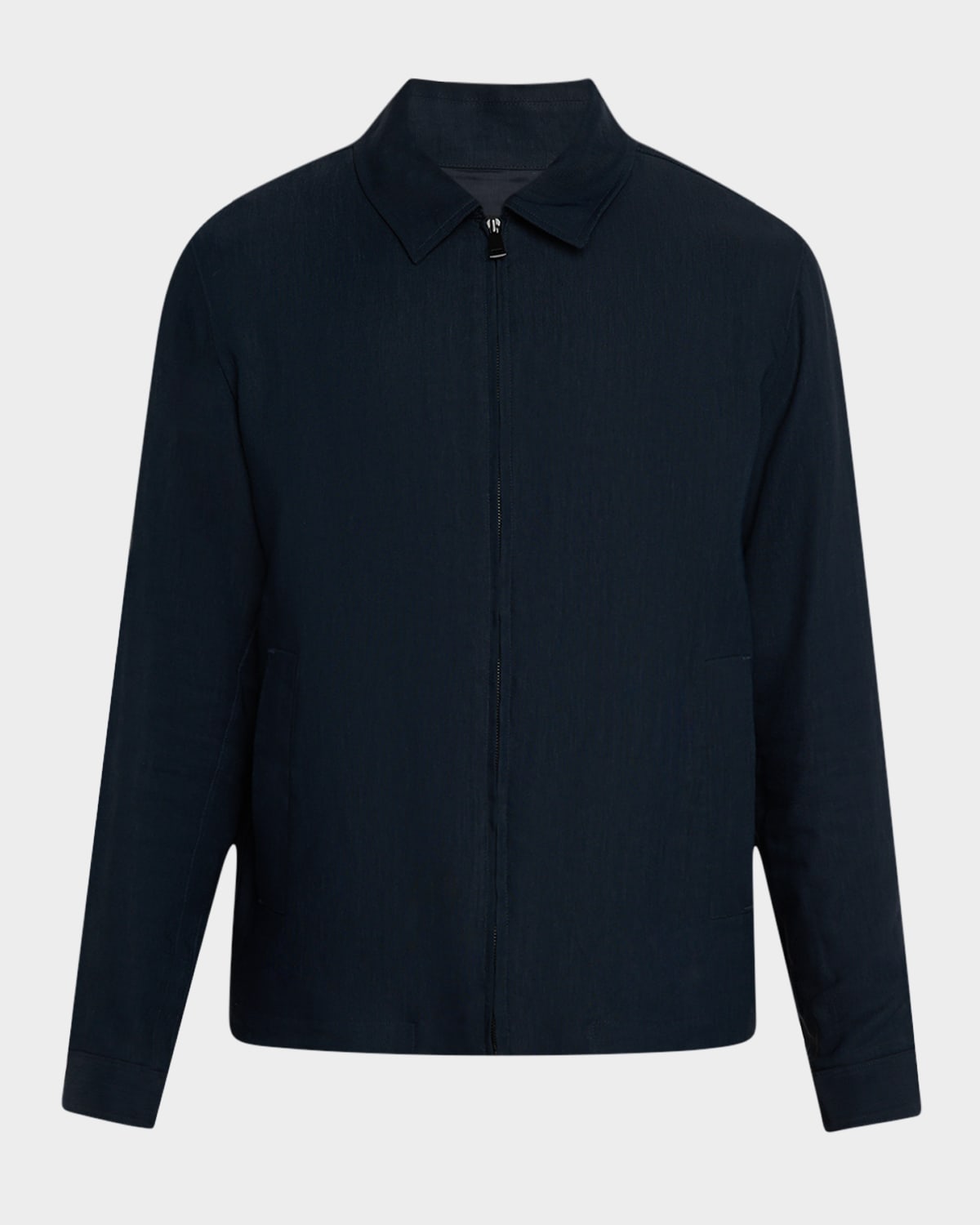 Men's Two-Way Zip Bomber Jacket