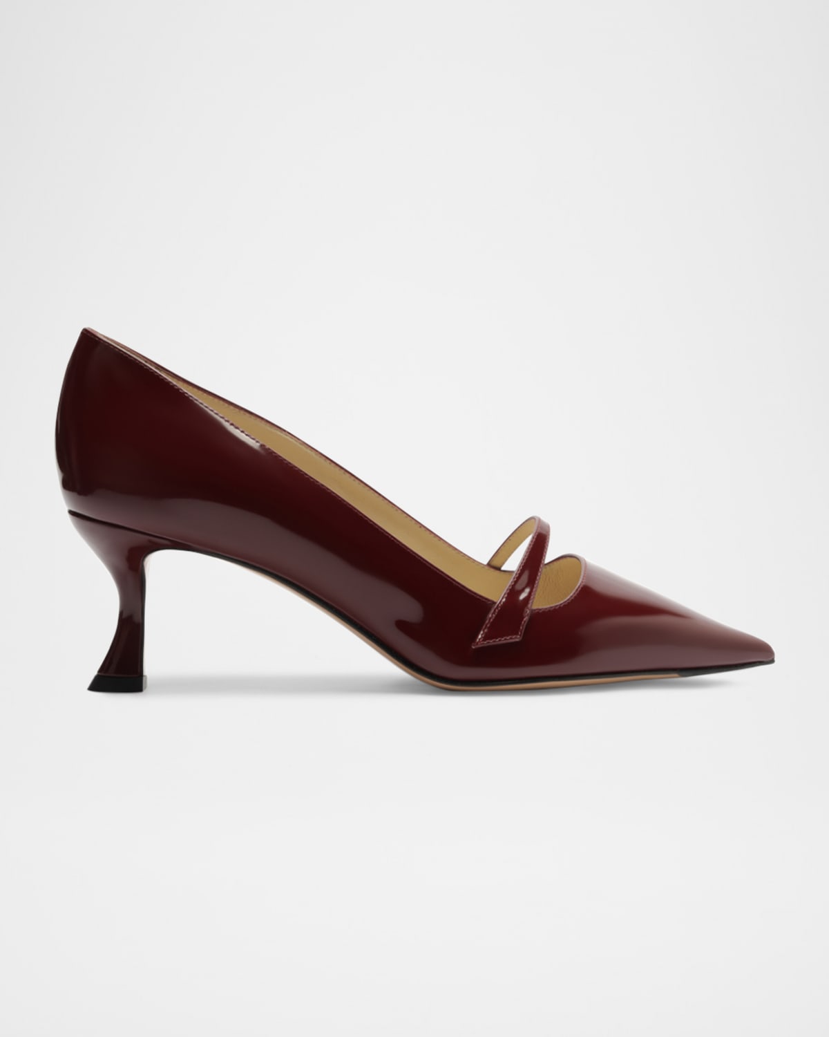 Tita Shiny Leather Mary Jane Pumps