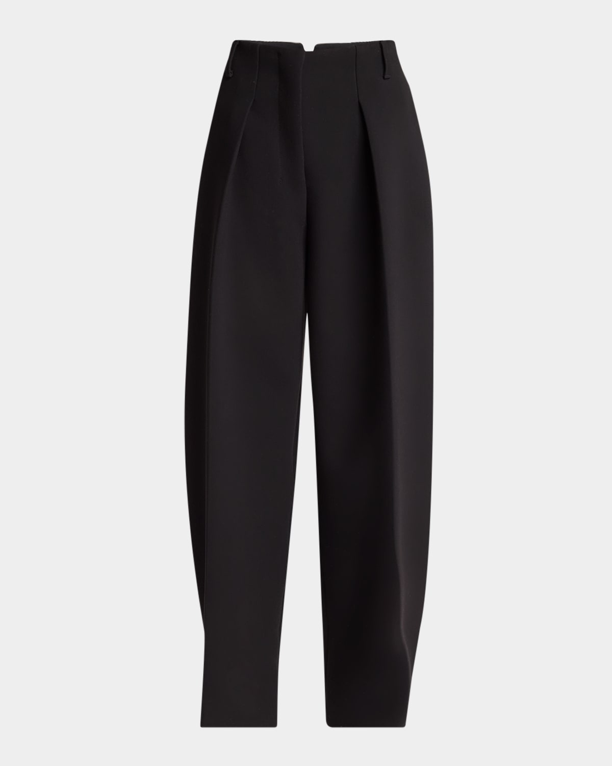 Jacquemus The Large Oval Pants In Black