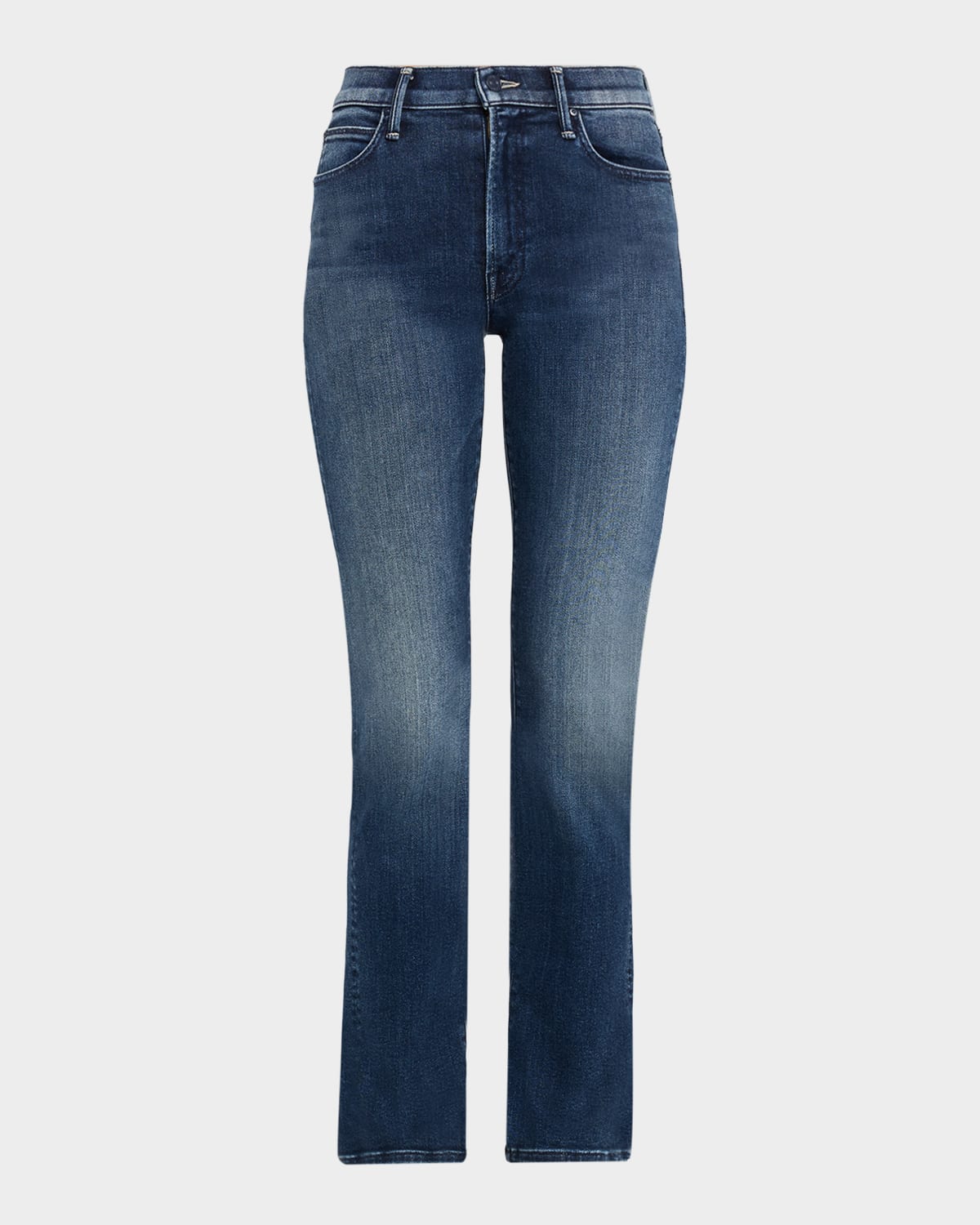 Mother The Rascal Skimp Jeans In Blue