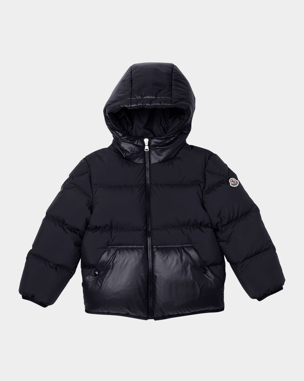 Moncler Doudoune À Capuche Barin In Black