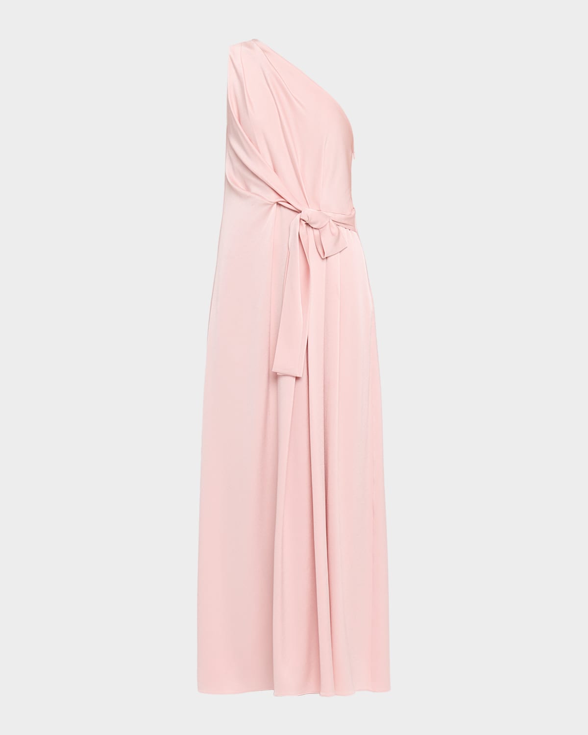 Genna Sleeveless One-Shoulder Gown