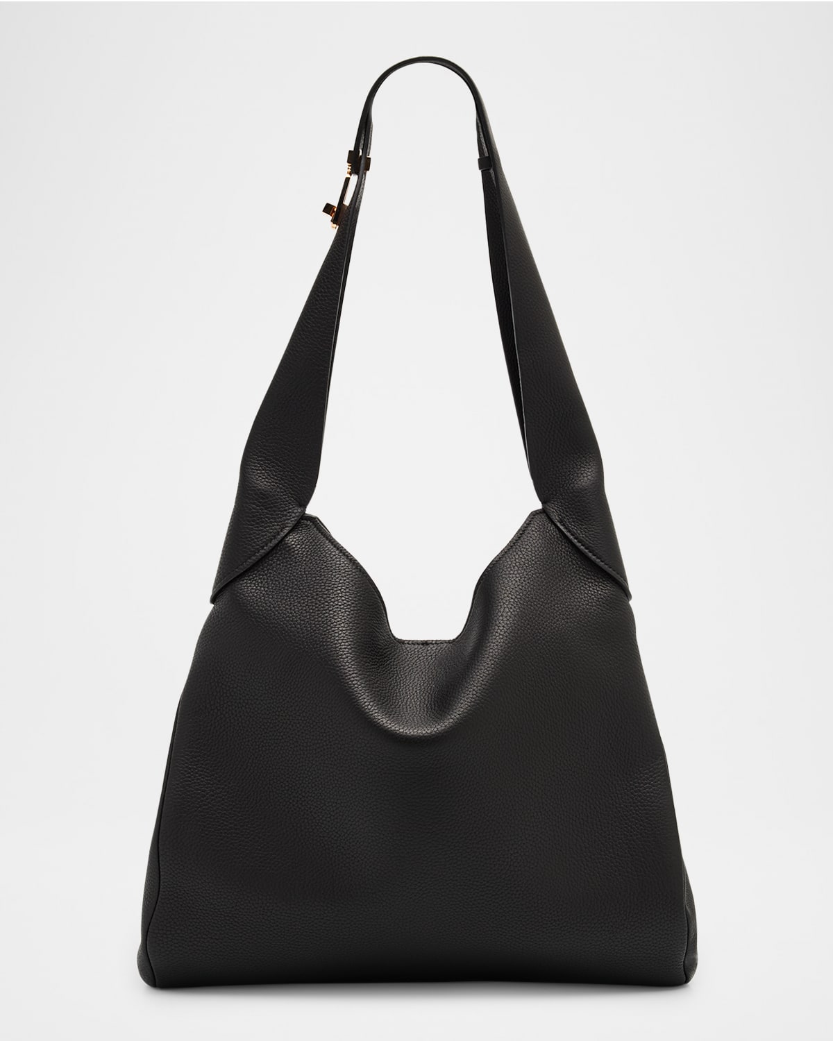 Small Supple Leather Hobo Bag
