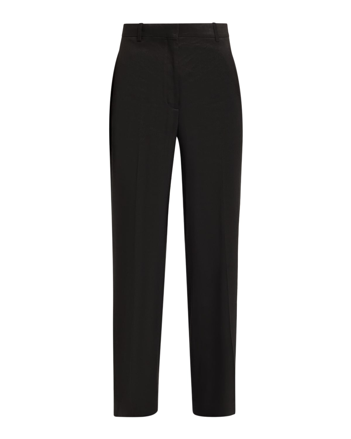 Theory Classic Straight-leg Trousers In Black