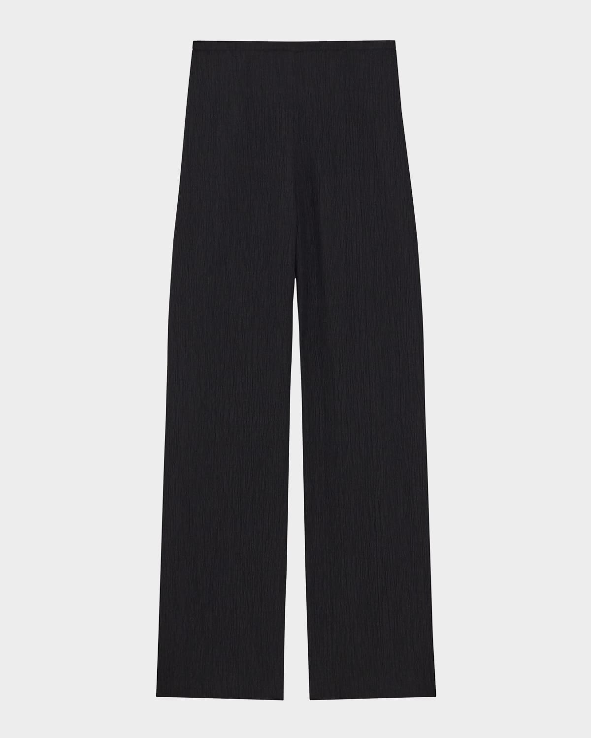 Theory Easy Straight Pull-on Pants In Black