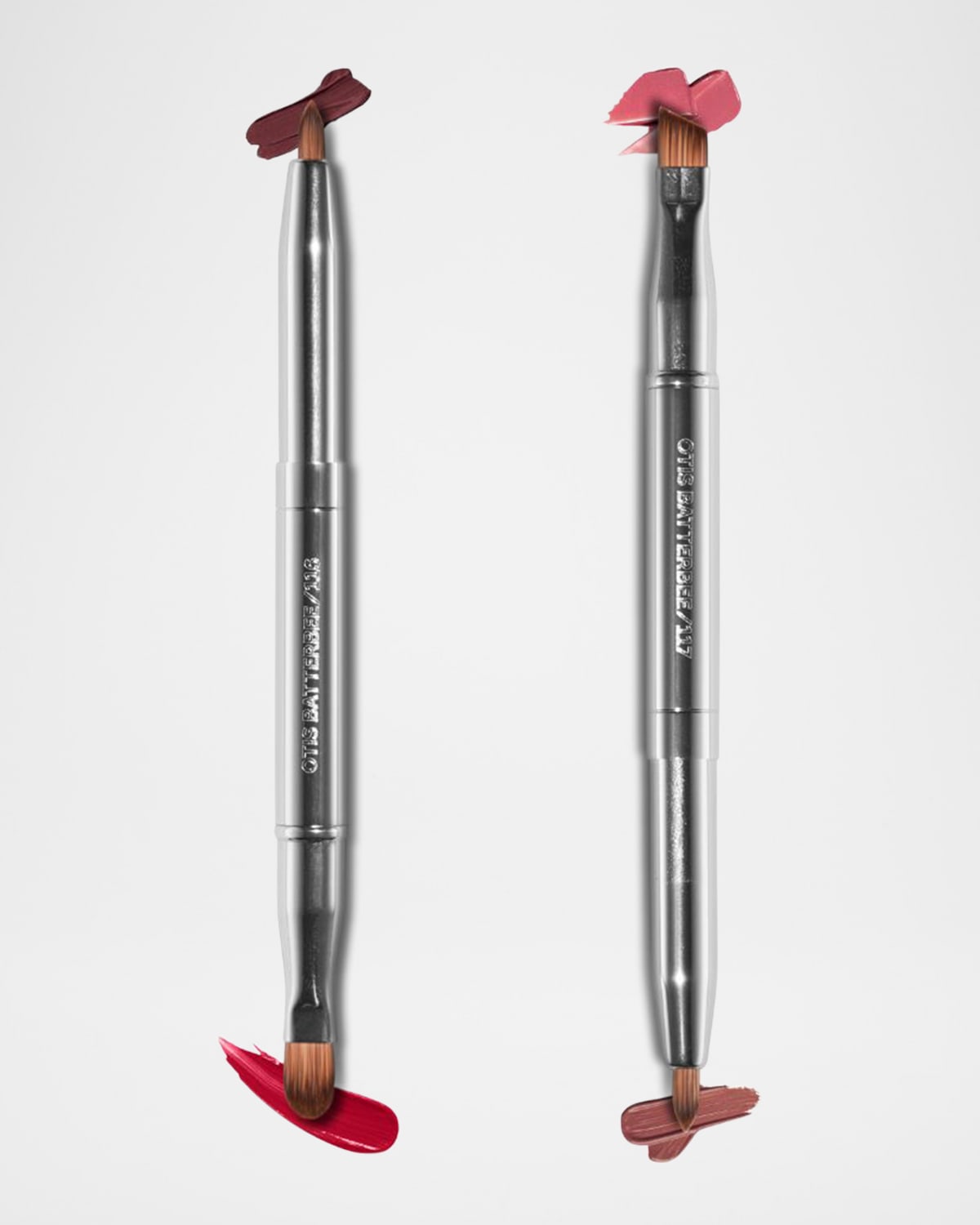 Otis Batterbee Retractable Double Ended Lip And Eye Brush Duo