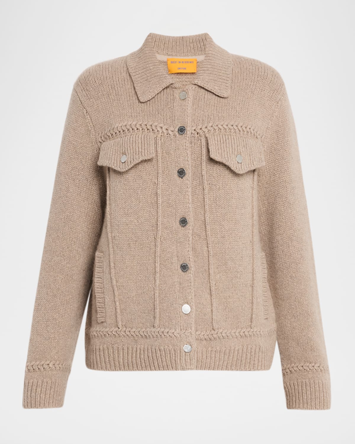 Guest in Residence Jean Cashmere-Wool Jacket